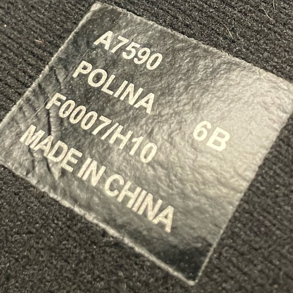 COACH POLINA BLACK NYLON PUFFER BOOTS SIZE 6B - Picture 9 of 14